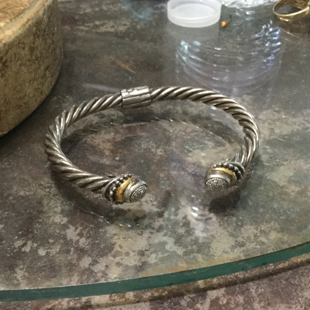 COPY - DIAMOND AND SILVER BRACELETS